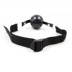 Wholesale custom taste plug Hot Toys bound flirt toy ball hollow plastic buckle nylon mesh