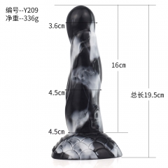 Simulated animal phalluses color silicone dildos