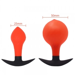 Inflatable anal plug for beginners silicone anal plug ball vibration anal expansion