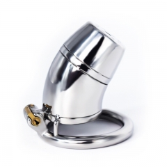 Bucket shaped penile cage metal chastity device