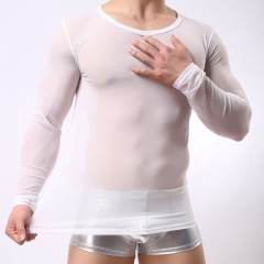 Men's mesh long sleeves T