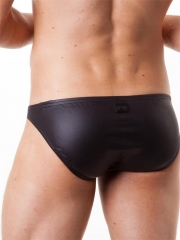 Men's patent-leather briefs