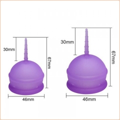 Silicone Menstrual Cup Feminine Hygiene Lady Cup