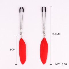 Feather clip SM nipple clip