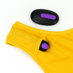 Women's wireless remote control vibrating invisible underwear