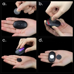 Women's wireless remote control vibrating invisible underwear