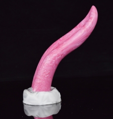 Silicone dog tongue penis
