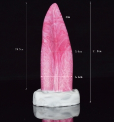 Silicone dog tongue penis