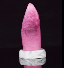 Silicone dog tongue penis