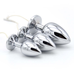 Sex game toys anal plug electric shock