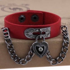 Adjustable bracelet leather bracelet wrist strap
