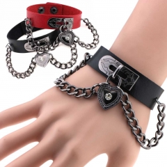 Adjustable bracelet leather bracelet wrist strap