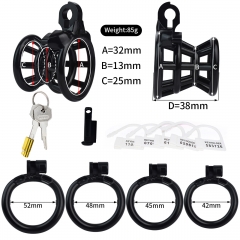 Chastity lock fish basket chastity lock flower basket