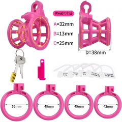 Chastity lock fish basket chastity lock flower basket